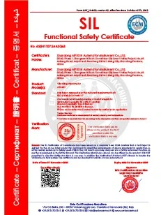 Online Viscometer SIL Certification Online Viscometer SIL Certification